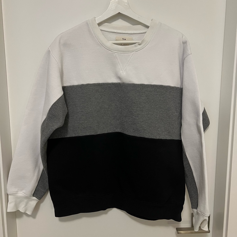 TNA crew neck Sweater Tri- Colour